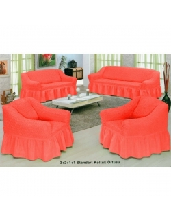 Bürümcük Standard Chair Cover - 04 Rose Color