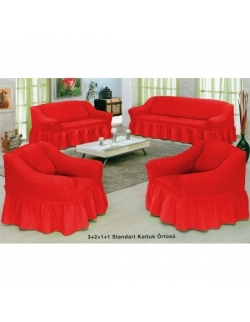 Bürümcük Housse de chaise standard - 05 Red