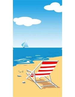 Serviette de plage - 9240-R